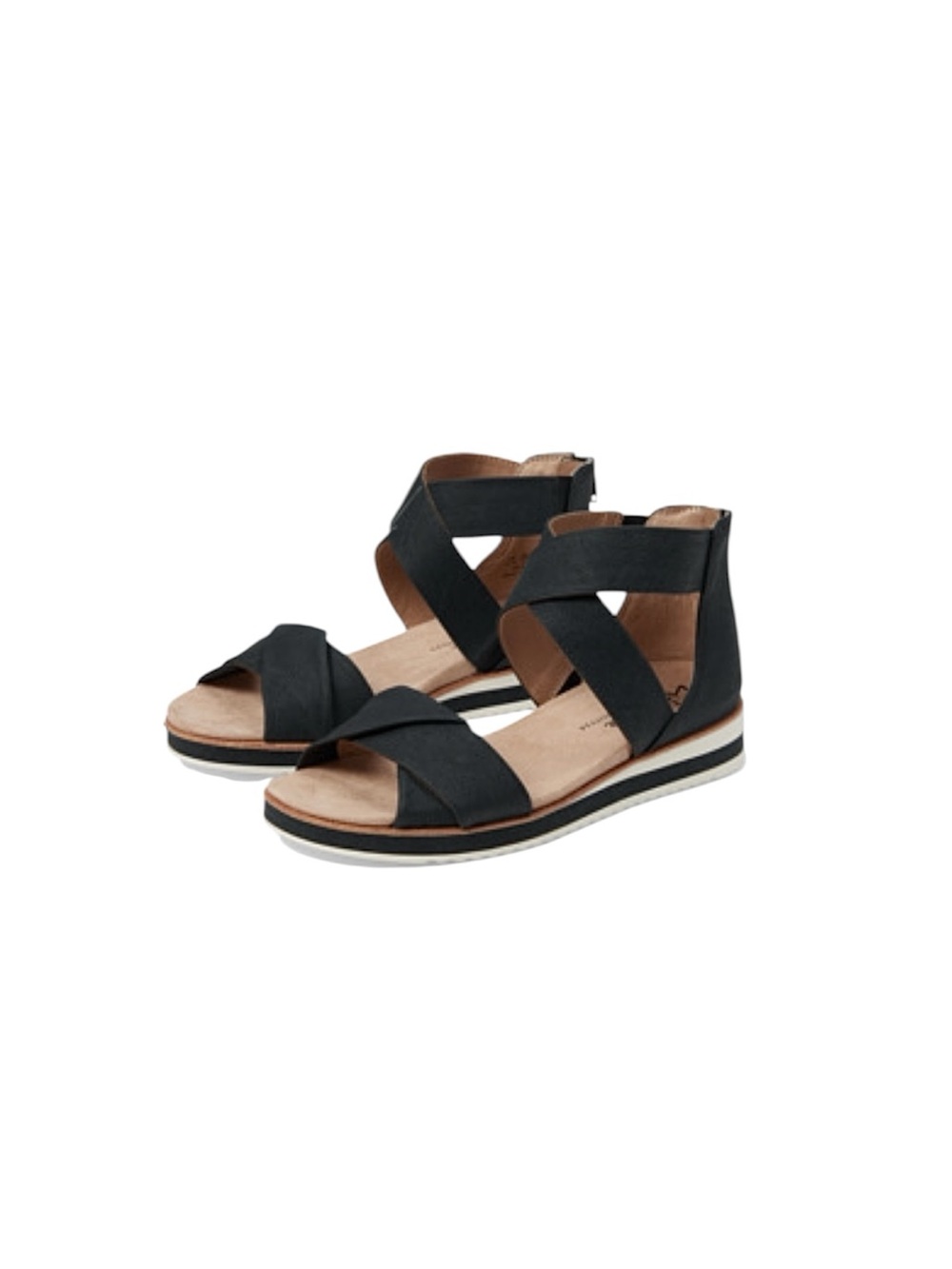 LifeStride Velocity Zoom Strappy Platform Sandals 7.5M